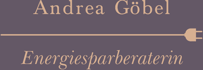 „Energiesparberaterin Andrea Göbel“-Logo, zur Startseite